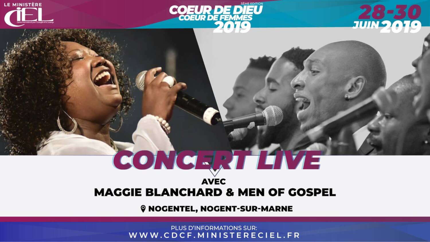 Concert Gospel LIVE avec Maggie Blanchard & Men of Gospel