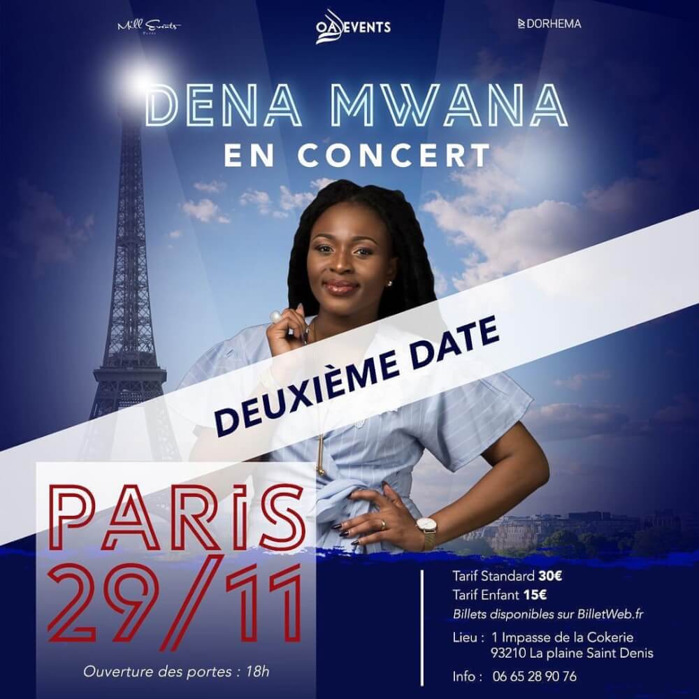 Concert Dena Mwana à Paris (2ème date)