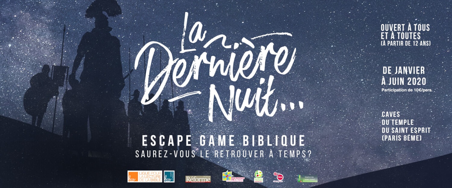 Escape Game Biblique - La dernière nuit