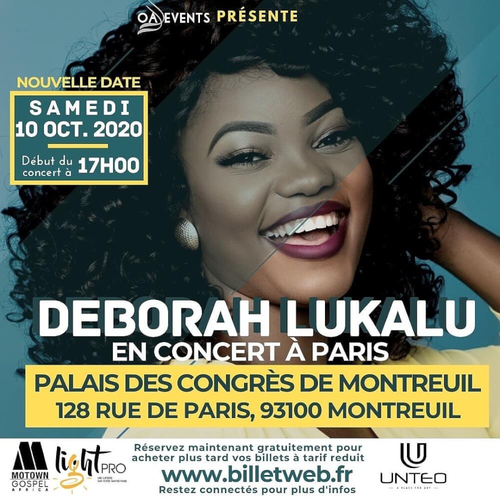 Concert Deborah Lukalu à Paris